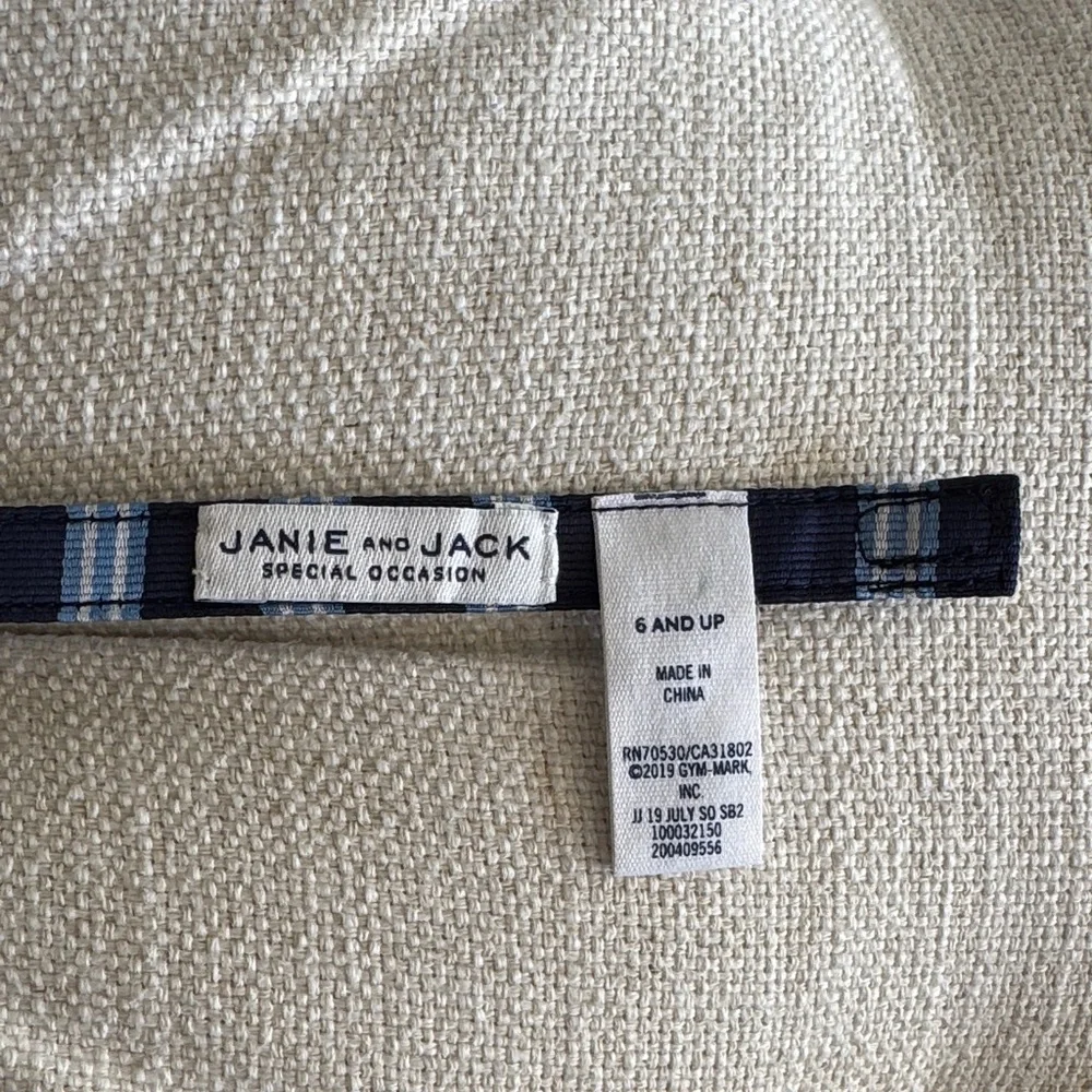 Janie and Jack Classic Navy and Blue Bow Tie